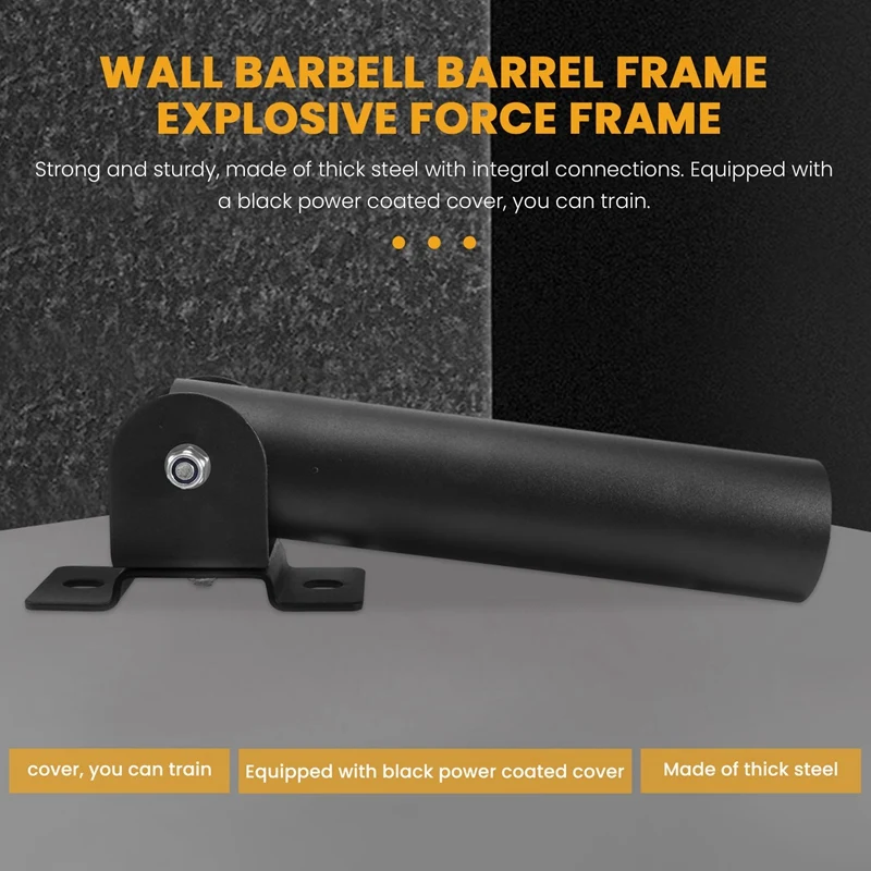 T Bar Row Platform Attachment Install On Floor Or Wall Holder For Barbell Bars Exercises Gym Equipment