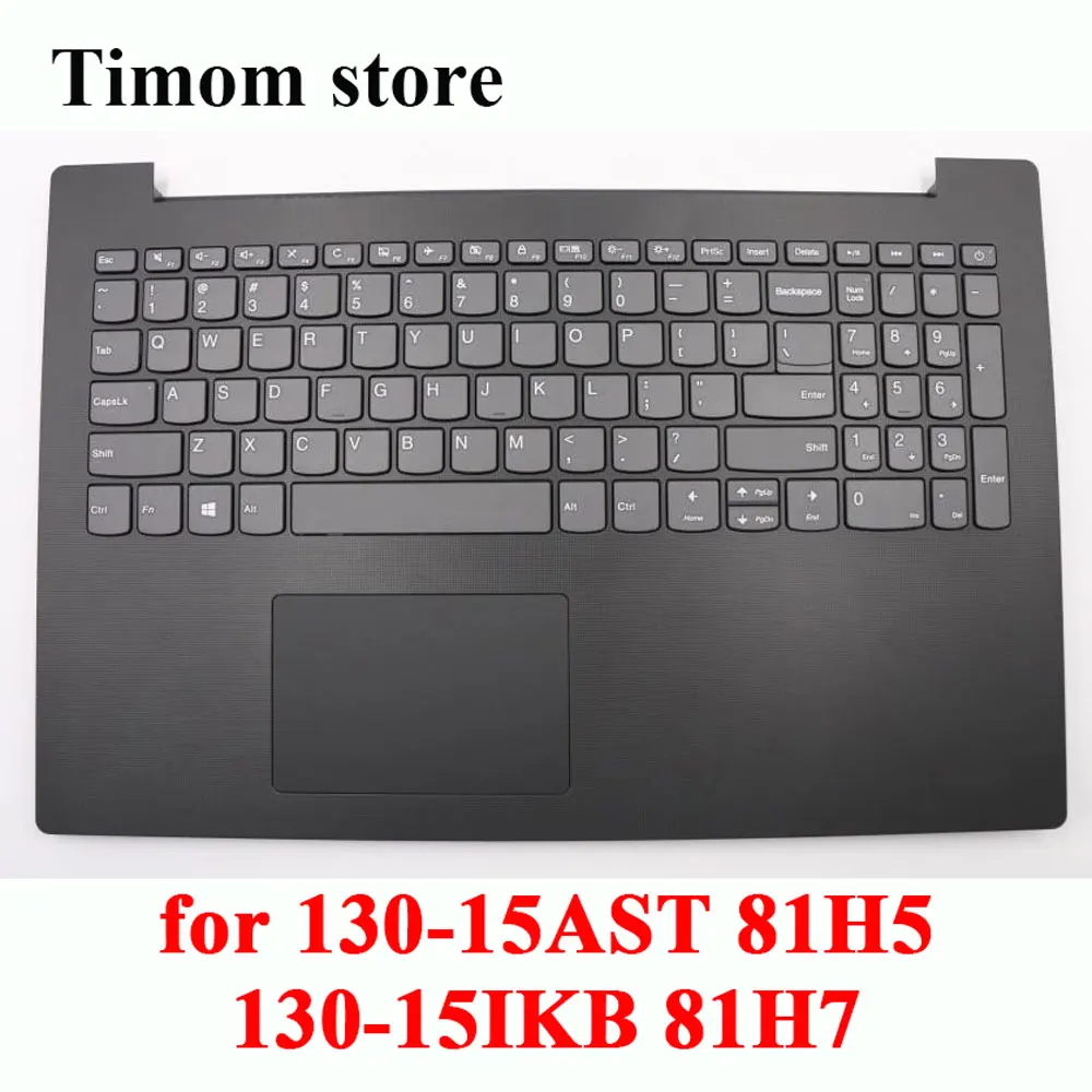 

5CB0R34441 NBL KB for 130-15AST 81H5 Lenovo ideapad 130-15IKB 81H7 Original Laptop Keyboard Palmrest Top Cover USA English