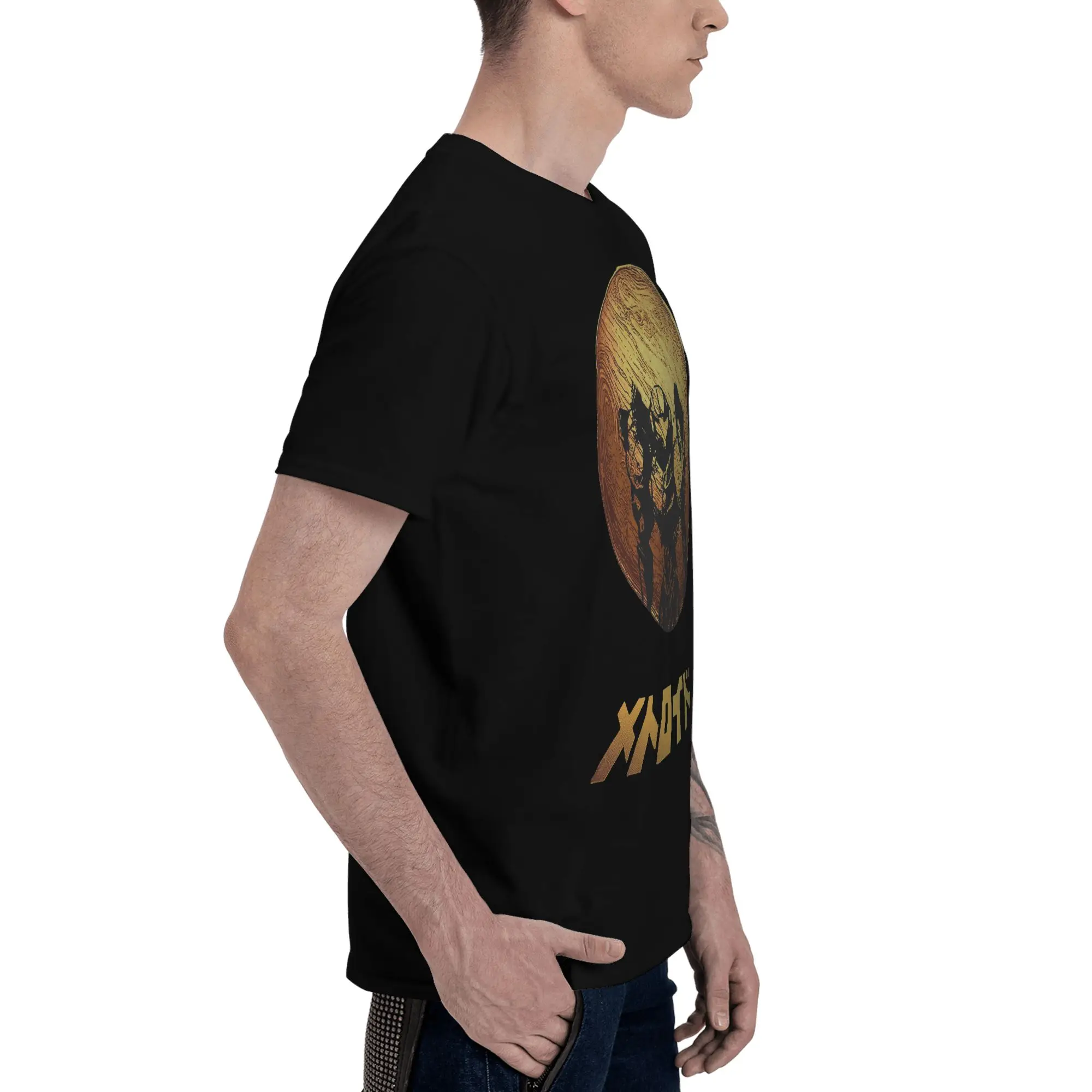 Zebes Novelty Graphic 100% Cotton T-Shirt METROID PRIME Tees Tops For Men view 3