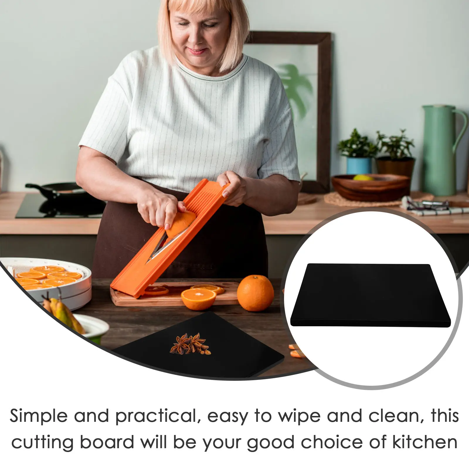Nonslip Acrylic Cutting Board Kitchen Chopping Board Safe Sturdy Scratch Resistant Multipurpose Cutting Boards for Fruit