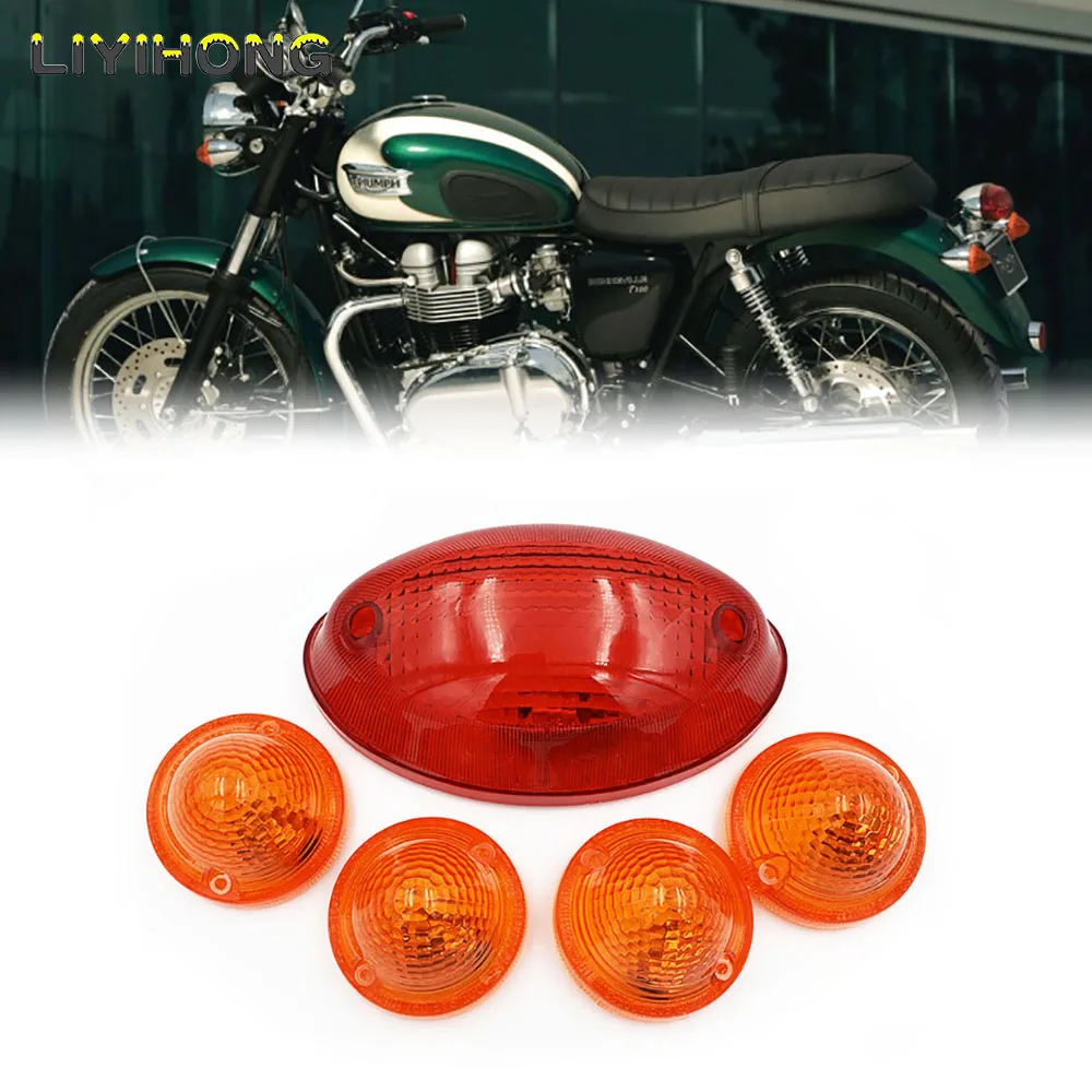

Turn Signal Light Indicator For Bonneville T100 Scrambler 900 Speedmaster Motorcycle Flashing Blinker Lamp Cover Flasher Bulbs