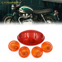 Turn Signal Light Indicator For Bonneville T100 Scrambler 900 Speedmaster Motorcycle Flashing Blinker Lamp Cover Flasher Bulbs