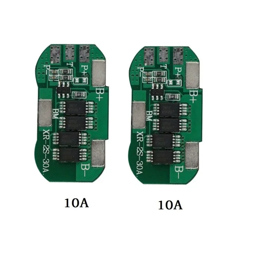 2S 7.4V 6A/10A بطارية ليثيوم أيون PCB شحن لوح حماية شحن البطارية لوح حماية أدوات كهربائية
