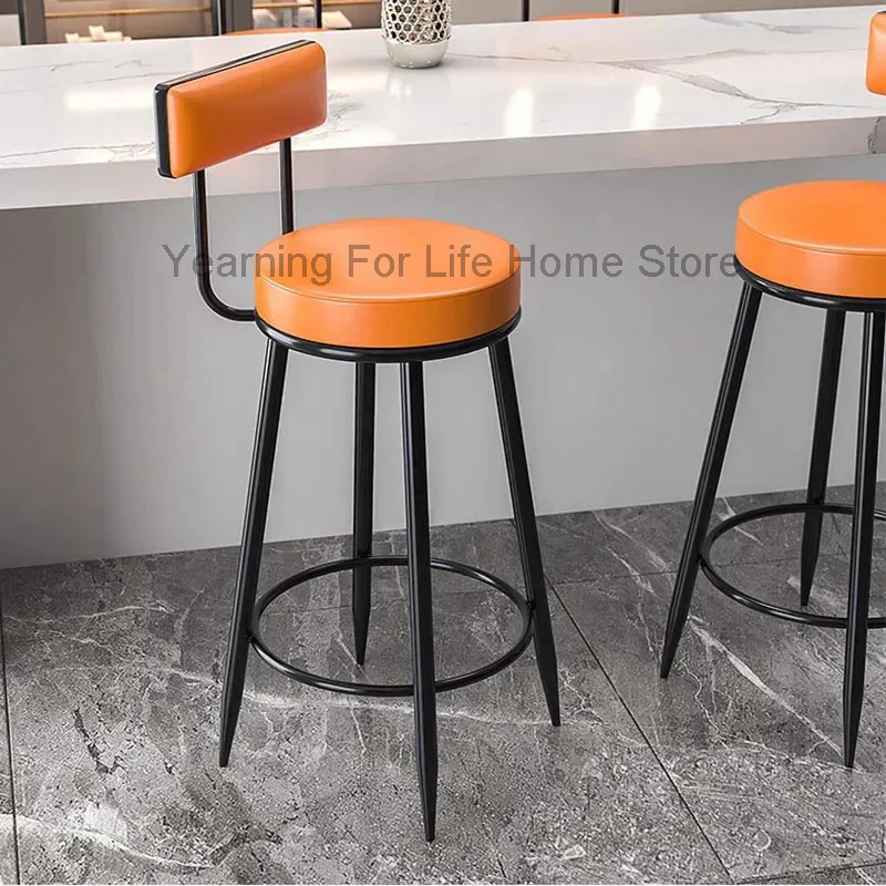 

Counter Commercial Bar Chair Outdoor Minimalistic Make Up Leather Bar High Chair Office Bench Taburete Cocina Alto Furniture