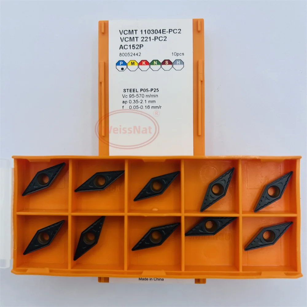 VCMT110304E VCMT110308E VCMT160404E VCMT160408E-PC2 AC152P Carbide Insert VCMT Inserts - view 3