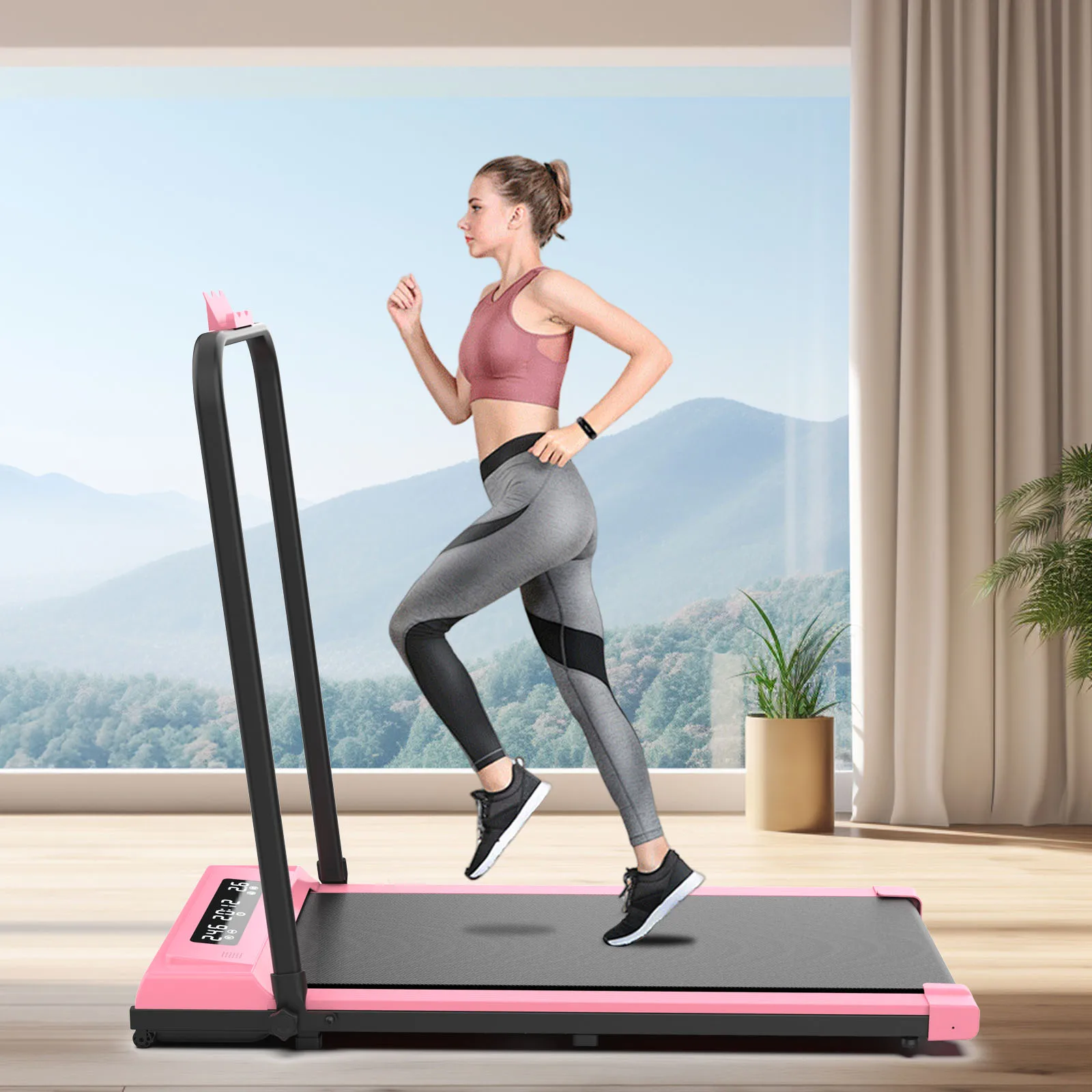 Walking Pad,Under Desk Treadmills Machine for Home,265 Lbs Capacity,3 in 1 Foldable Portable Walking Treadmill