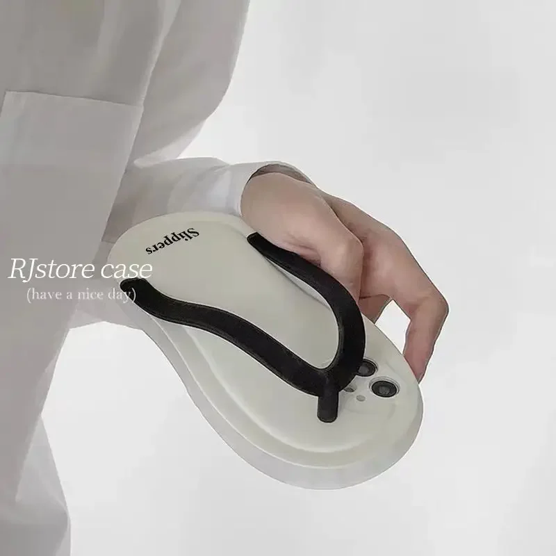 

Small and Cute Funny Slippers Apple 13 Phone Case IPhone 14 New 12 Promax Flip Flop 11/xr Phone Case