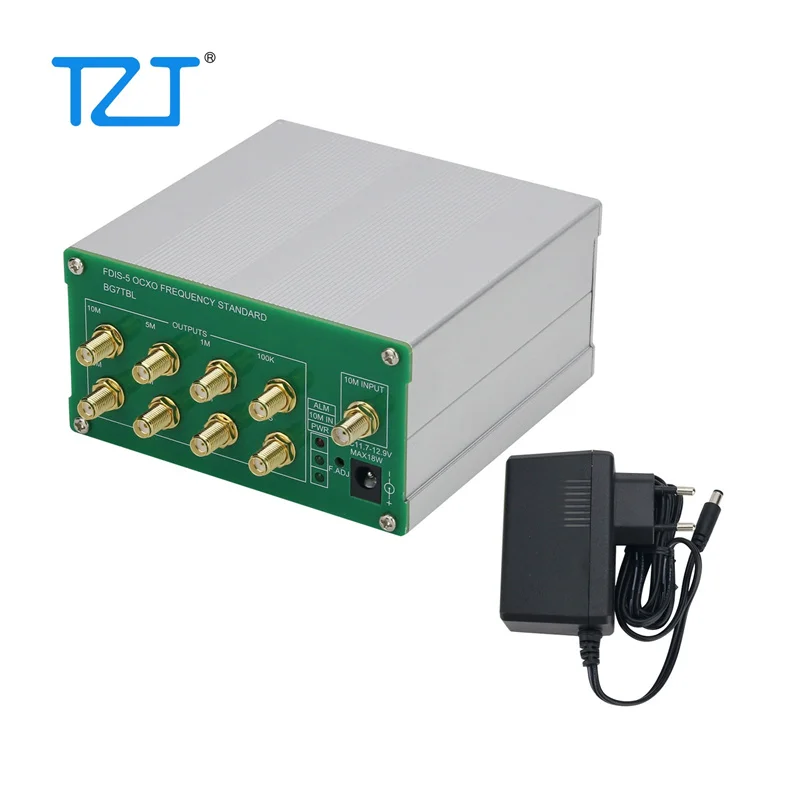 

TZT BNC/SMA Port BG7TBL 0.1Vpp-5Vpp FDIS-5 OCXO Frequency Standard 1PPS Output Thermostatic Crystal Oscillator Reference