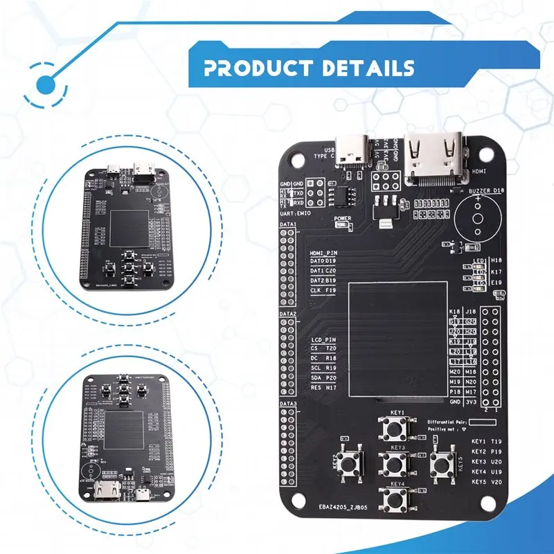 A37T-Ebaz4205 Adapter Board Accessory Plug-In Not Soldered FPGA Development Board Interface Expansion DIY Soldering Module