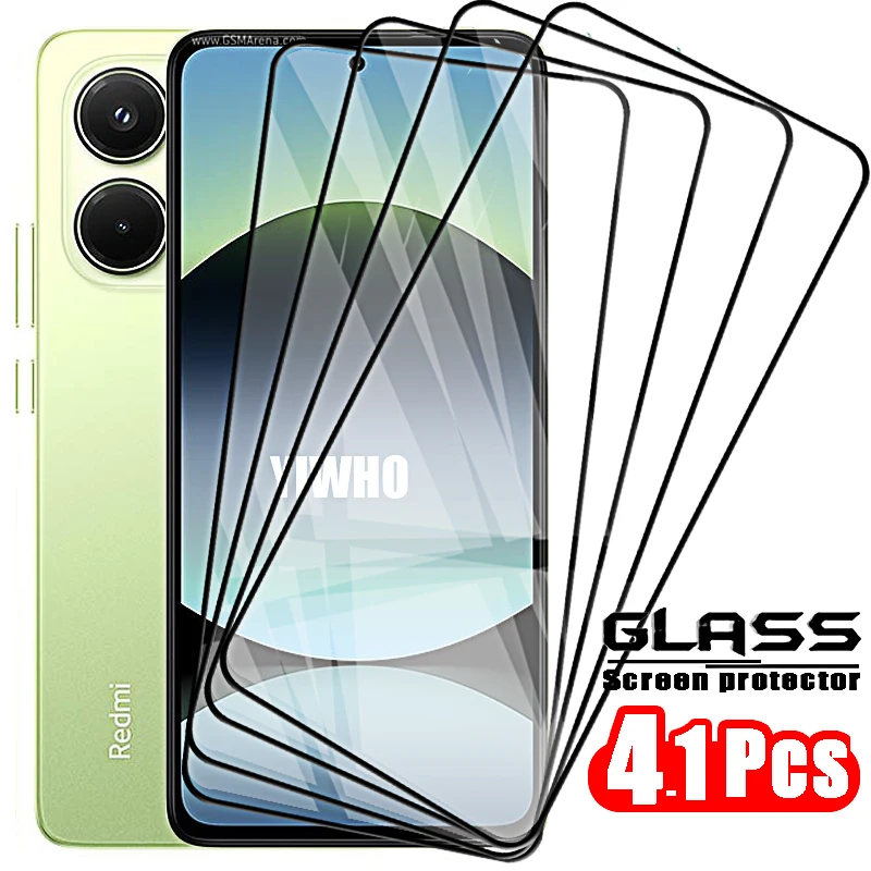 4-1pcs Tempered Glass for Redmi Note 14 4G 5G 13 Pro Max Screen Protector for Redmi Note14 13Pro 13c 12c Front Protective Film