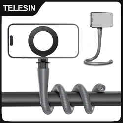 TELESIN Silicone Magnetic Flexible Phone Mount Stand Phone Holder for iPhone 15 14 13 12 11 Pro Promax HUAWEI SAMSUNG XIAOMI