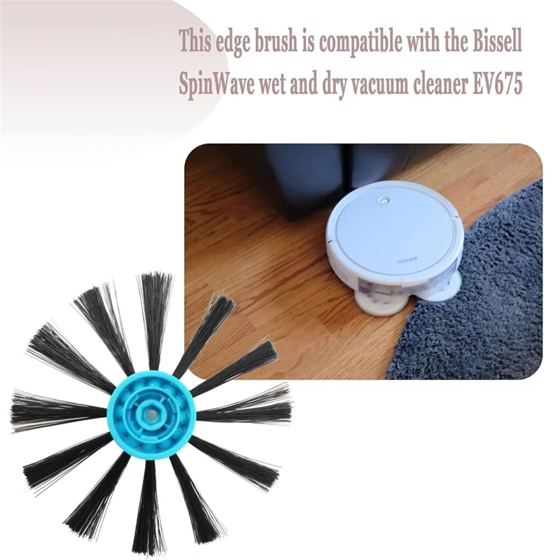B58B-1624772 Edge Brushes Replacement For Bissell Spinwave Wet & Dry, 2859J, 28599, 3115, 28597,2859W,2859T, 28596,2859Z