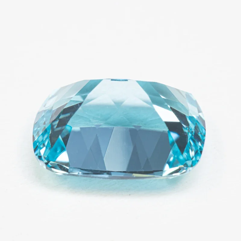 

NEW Lab Grown Sapphire Rectangular Cushion Shape Sea Blue Color VVS1 Charms DIY Jewelry Making Material Selectable AGL Certifica