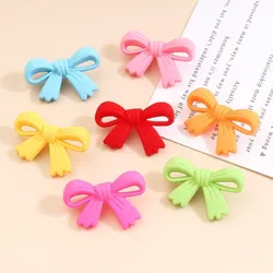 1pcs 19x28mm Cute Bow Buttons for DIY Crafts Clothing Sweater Knitted Cardigan Jacket Decor Children Garment Sewing Scrapbooking