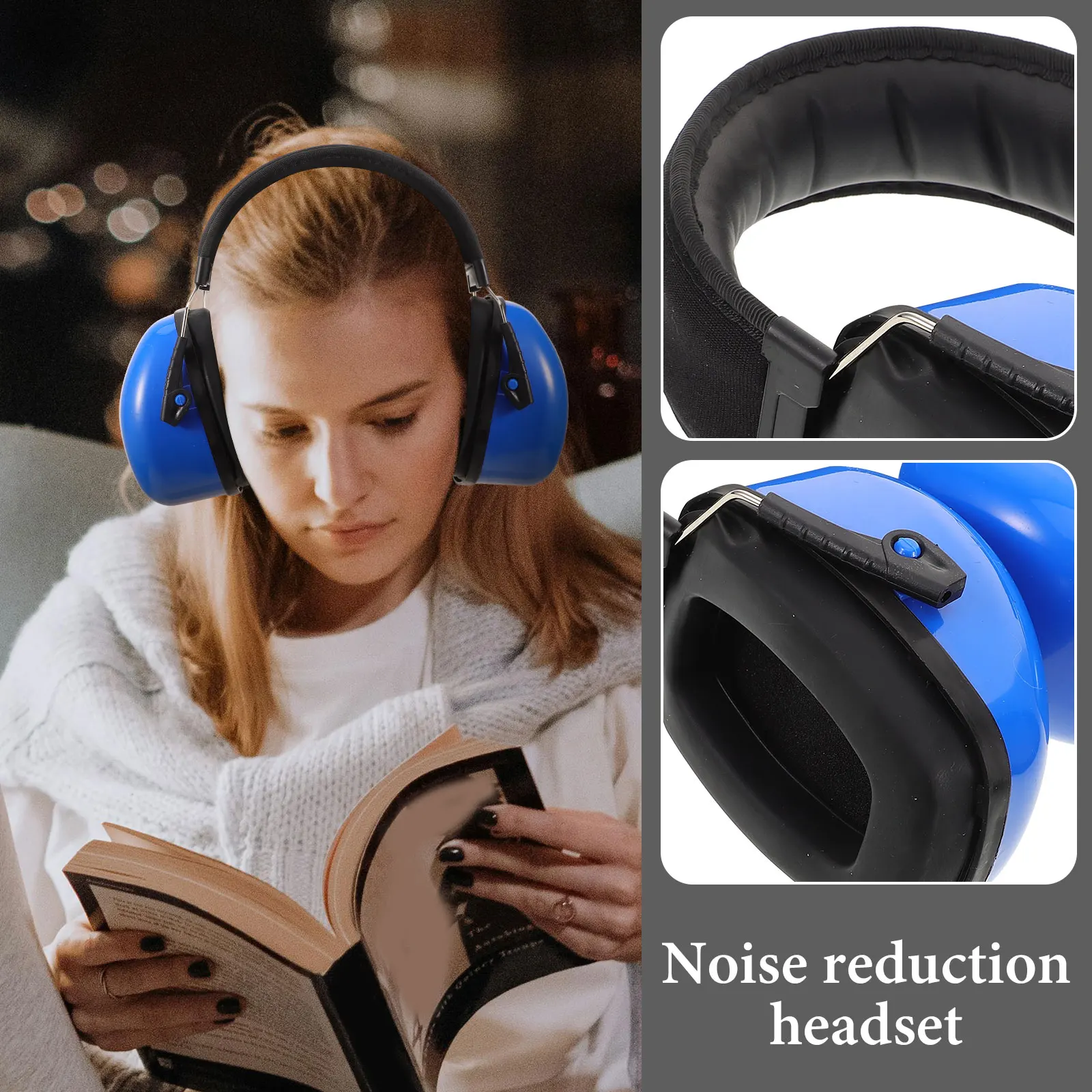 

Drummer Noise Canceling Headphones Muffs Headset Reduction Noise-proof Earmuffs