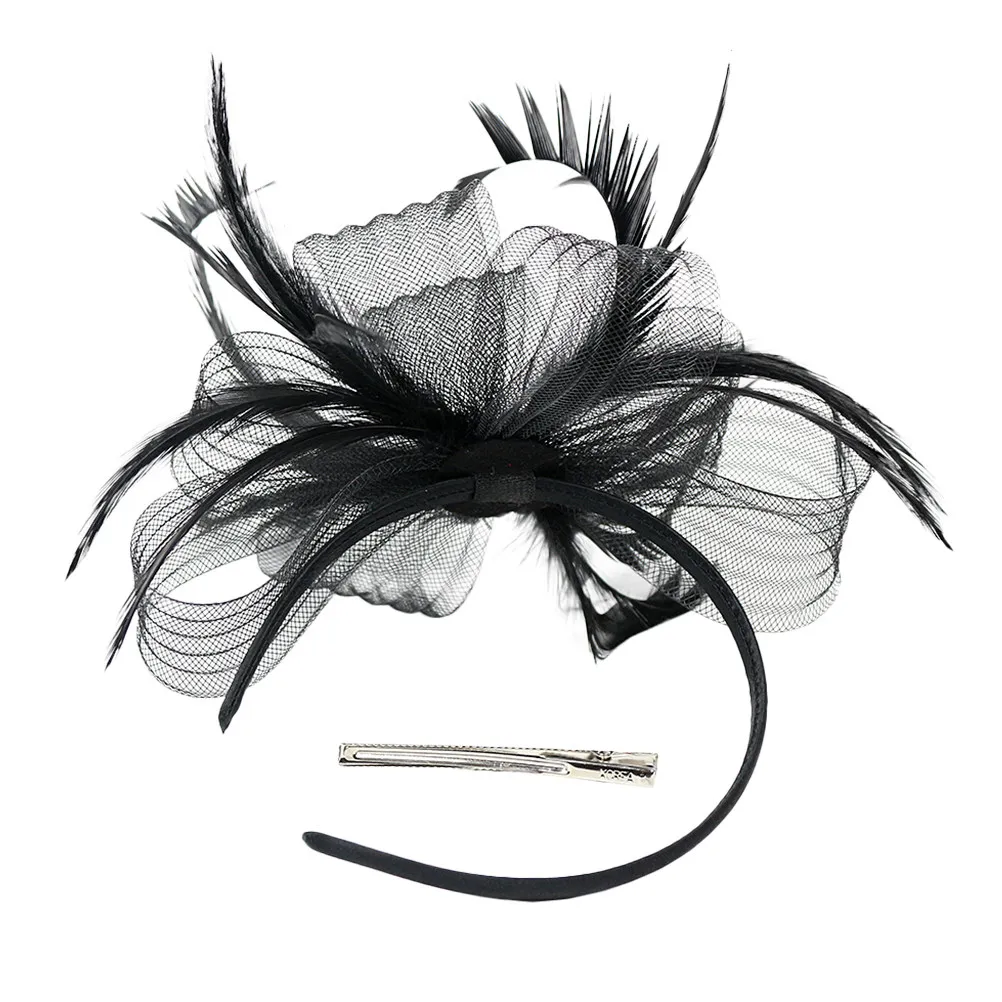 

Hair Clip Headband Mesh Design For Wedding Tea Party Cocktail Tea Party Hat Event Women'S Dress Hat