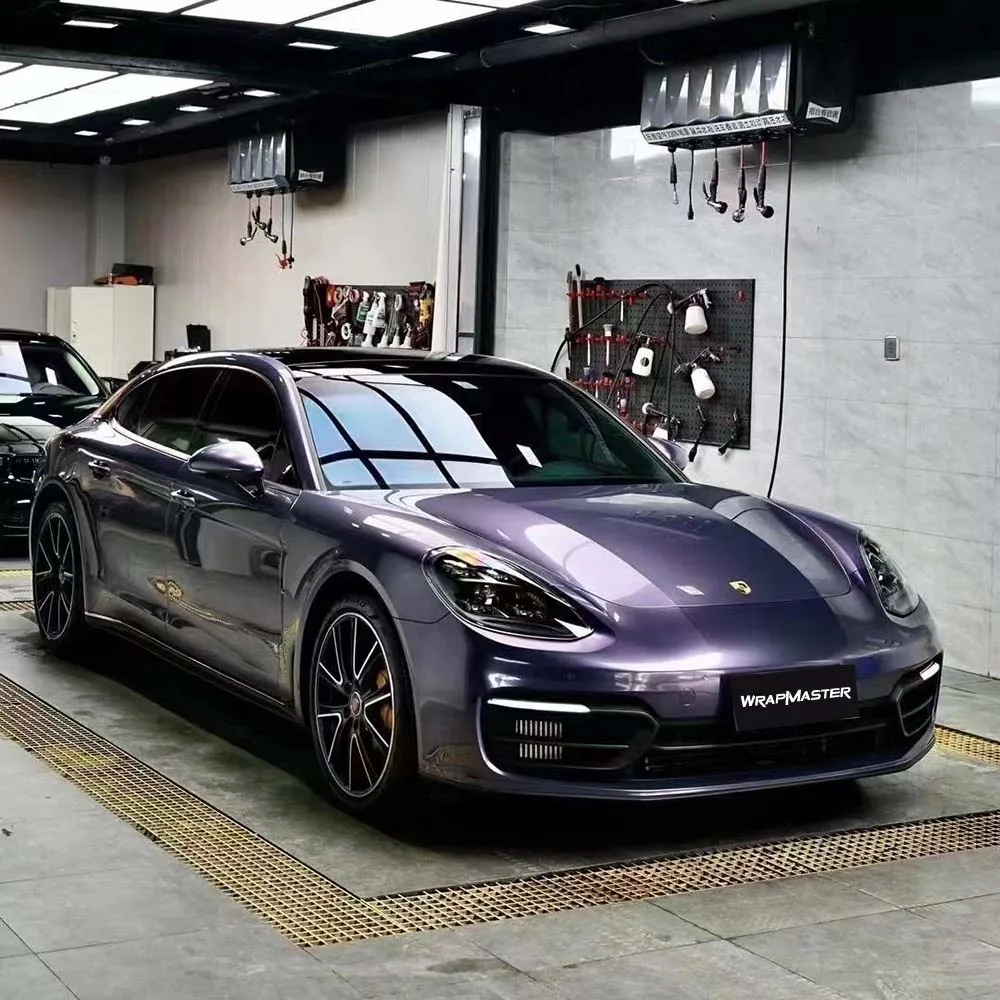 

PET Self-Adhesive Vinyl Wrap Glossy Metallic How to Remove Vinyl Wrap from Car Rosemary purple