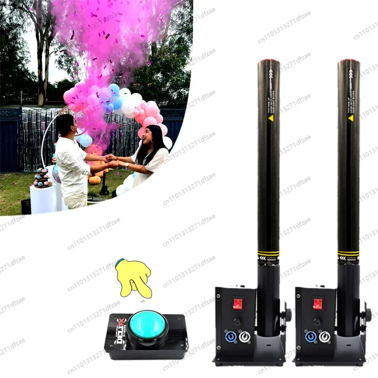 Electronic DMX Control Output Powder Color Explosion Confetti Machine