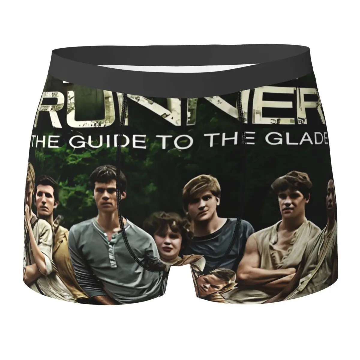 

The Maze Runner Underwear American Film Elastic Underpants Sublimation Shorts Briefs 3D Pouch Men Large Size Trunk