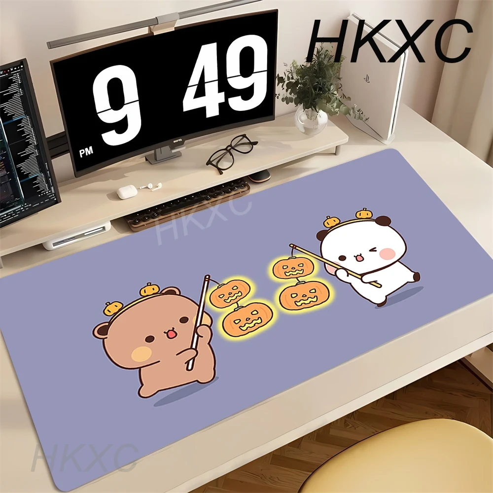 Anime Computer Table Mat Cartoon Bubu Dudu Kawaii Deskmat Gamer Mouse Pad Pc Accessories Mousepad Large Mats Office Mause Pads view 5