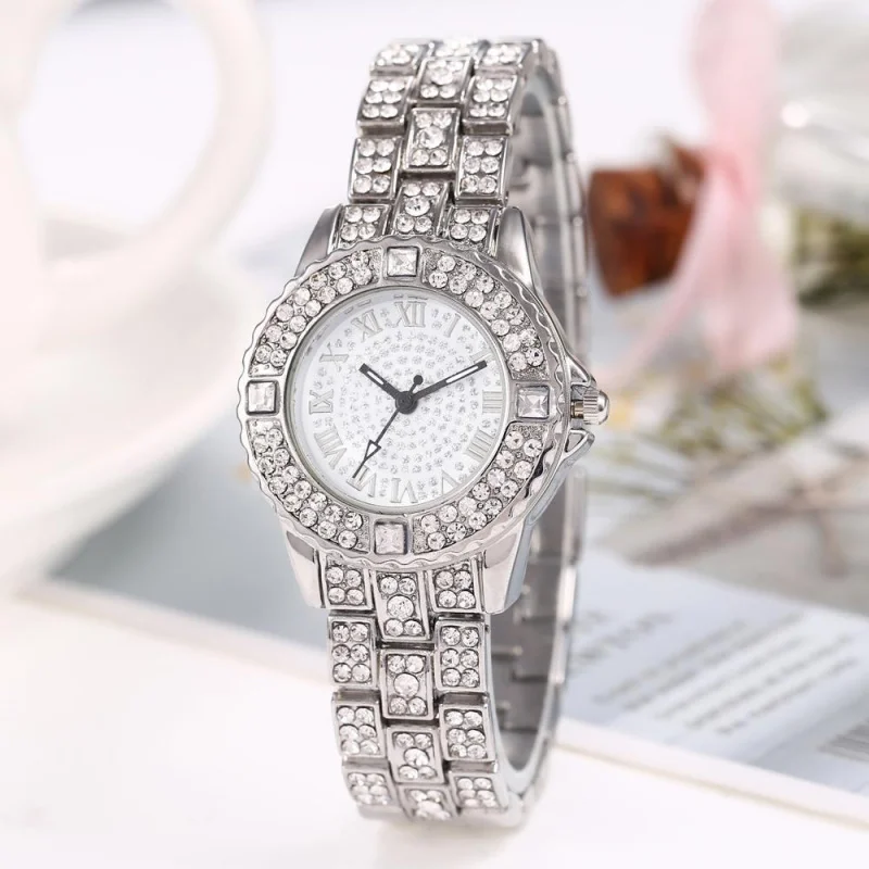 Cross-Border Hot Steel Band Starry SkyBSNet Red Watch Women'sDSLady Disi Diamond-Embedded Watch