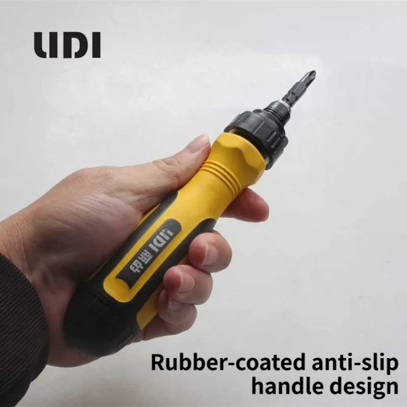 

LIDI 13 in 1 Adjustable Ratchet Screwdriver Multi-Function Set Portable and Storable Screwdrivers Hand Tools Double Headed Bits