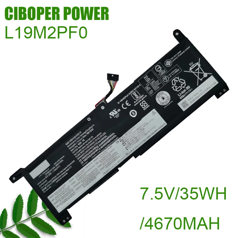 

CP Genuine Battery L19M2PF0 35WH L19C2PF0 L19L2PF0 For IdeaPad 1-11ADA05 1-14IGL05 Slim 1-11AST-05 Slim 1-14AST-05 SB10V25256