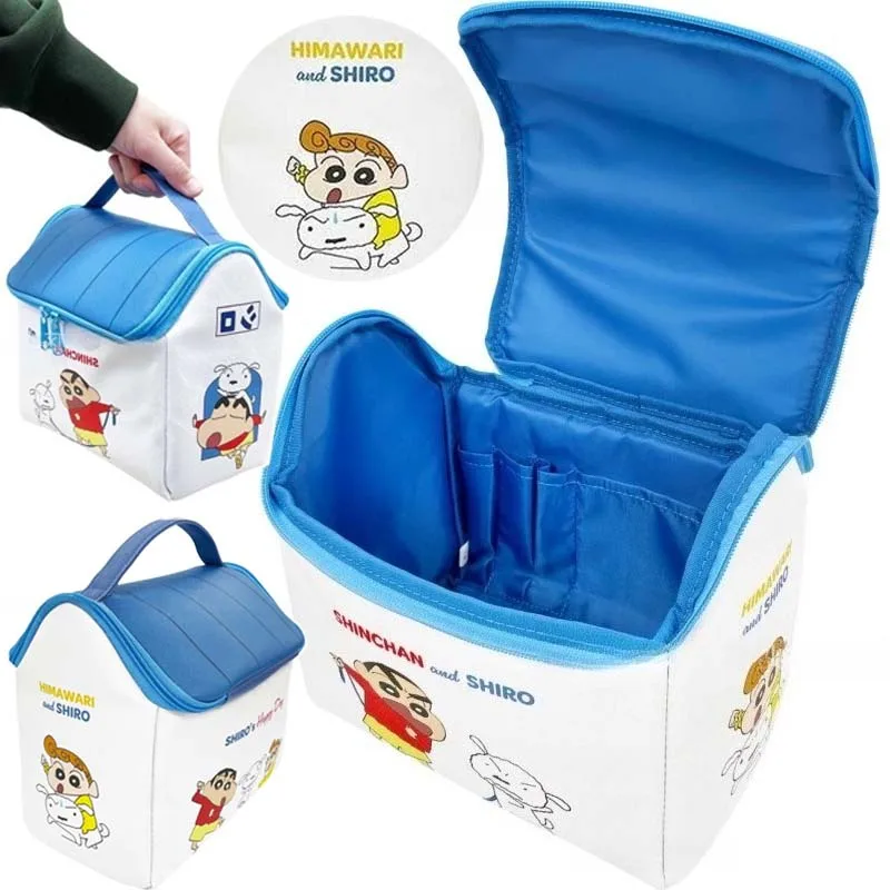 

Crayon Shin-chan аниме косметичка портативная дорожная косметичка из искусственной кожи портативная сумка для стирки сумки для хранения косметики аксессуары подарки