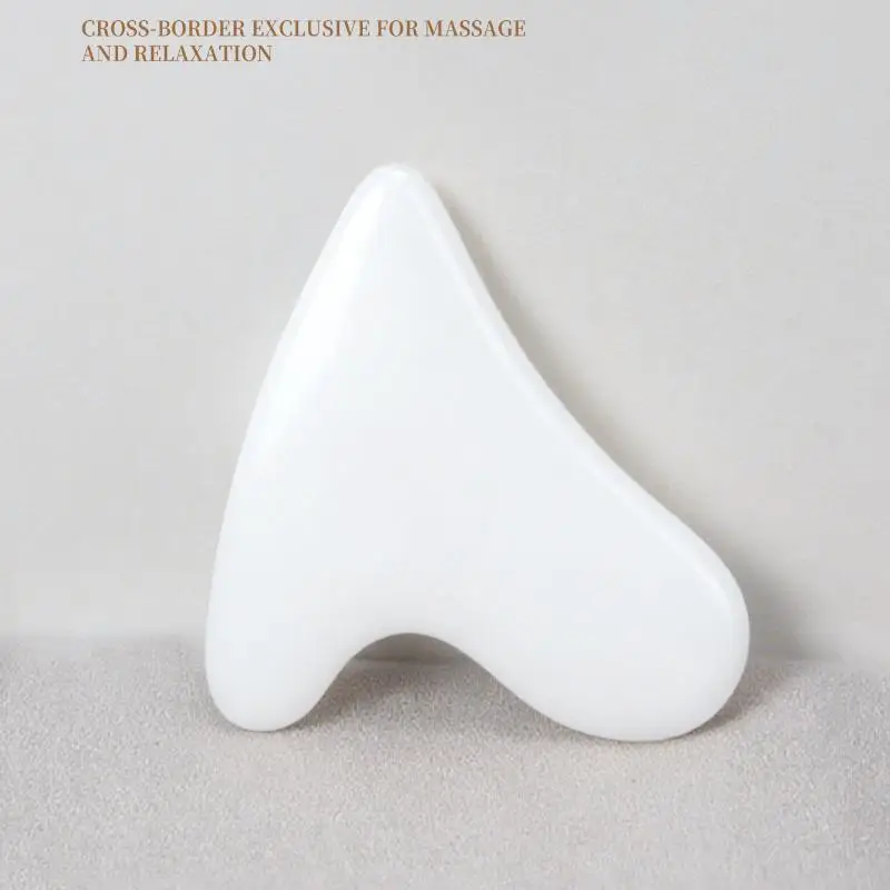 High Silicon Glass Gua Sha Board Facial Scraper Plate Lift Massage For Face Body Neck Leg Skin Care Beauty Health Massager