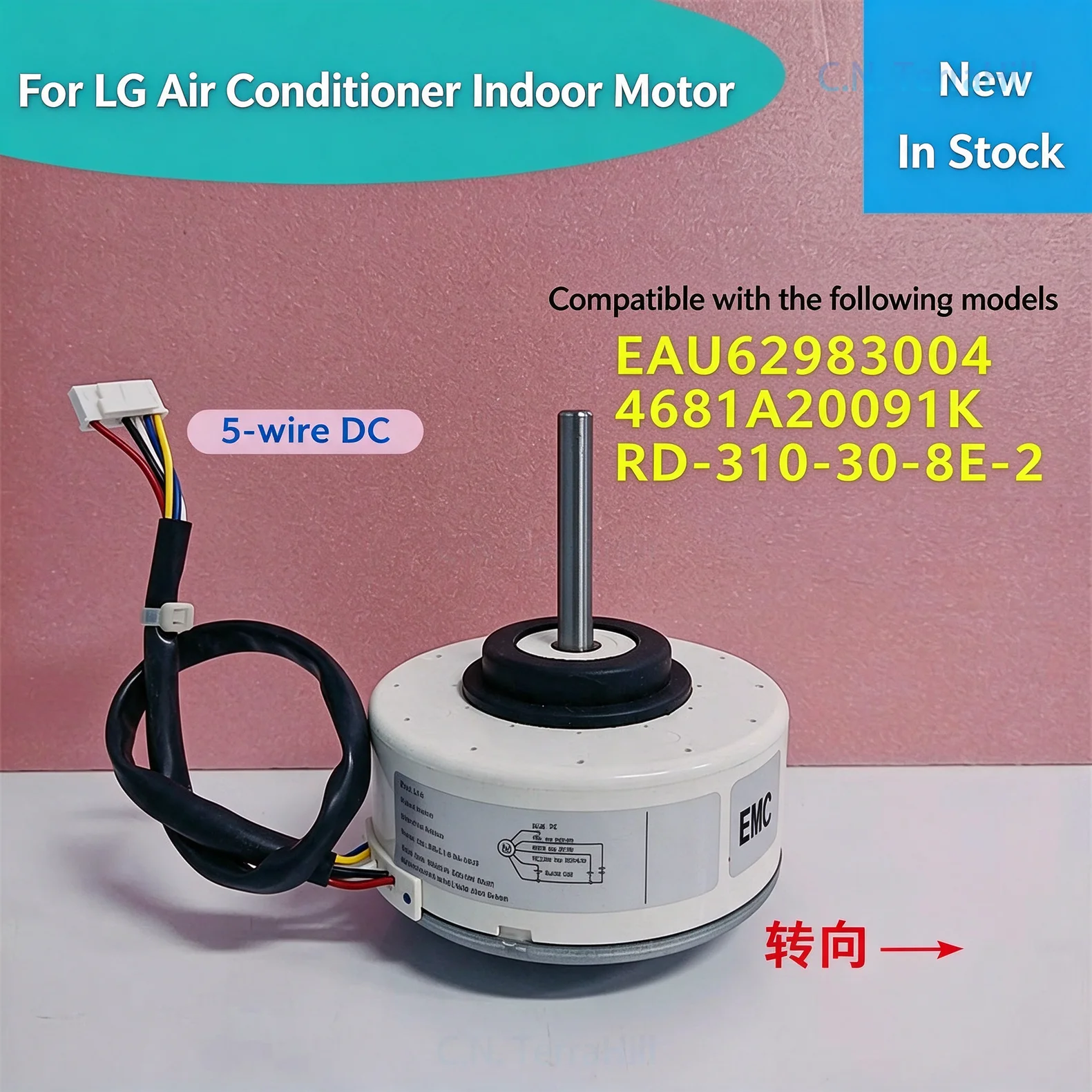 Air Conditioner DC Fan Motor EAU62983004 4681A20091K RD-310-30-8E-2 Compatible with LG Indoor Unit Replacement Part
