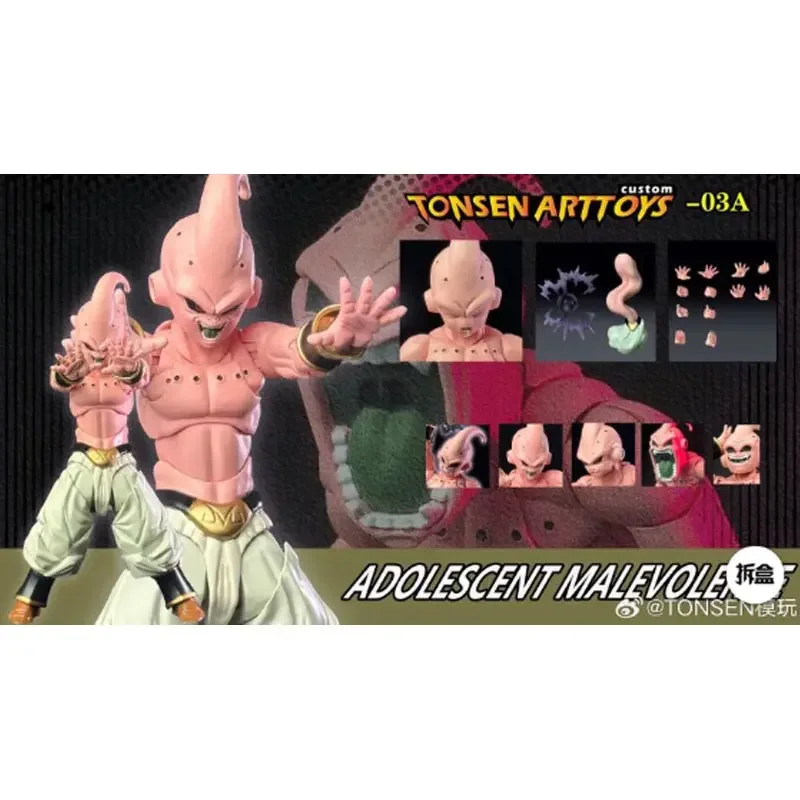 متوفر في المخزون Tonsenarttoys Tang Sen Mouth Murd Little Buu نموذج شخصية متحركة #4