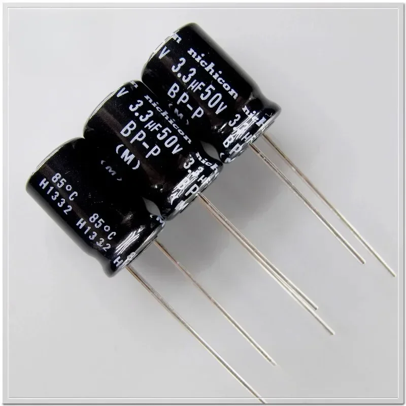 5PCS/20PCS Nichicon BP-P Series 50V 3.3uF Non-Polarized Electrolytic Capacitor for Audio