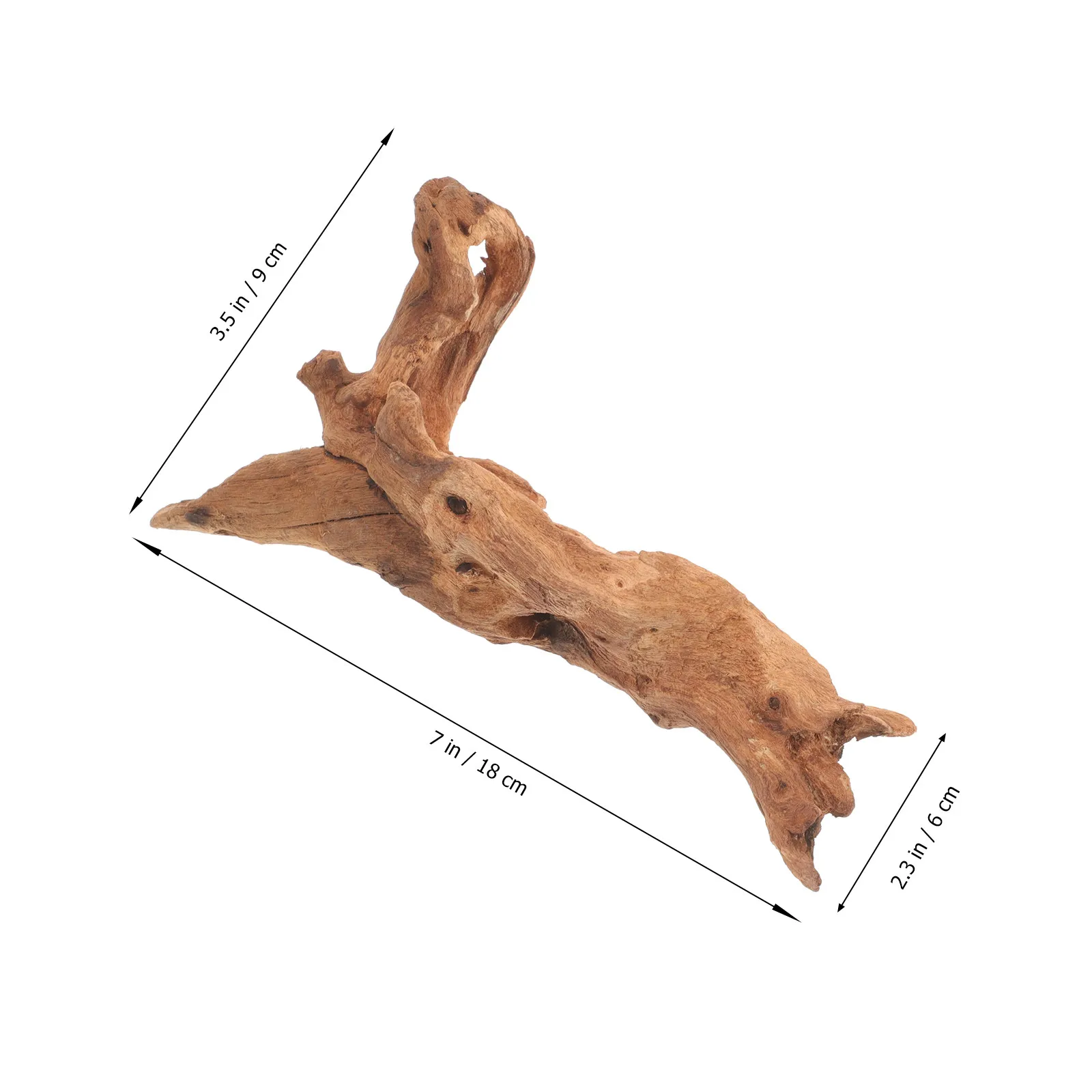 Natural Dead-Wood Decor for Fish Tank and Aquarium Random Shape 15-20Cm Lifelike Underwater Landscape Decoration Aquascaping