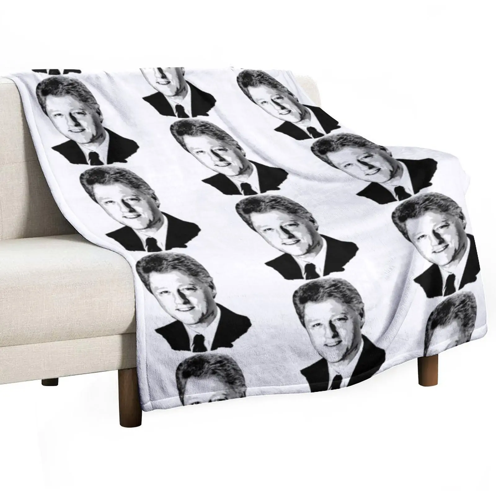 Bill Clinton Throw Blanket Cute Plaid Weighted Blankets For Sofas Blankets