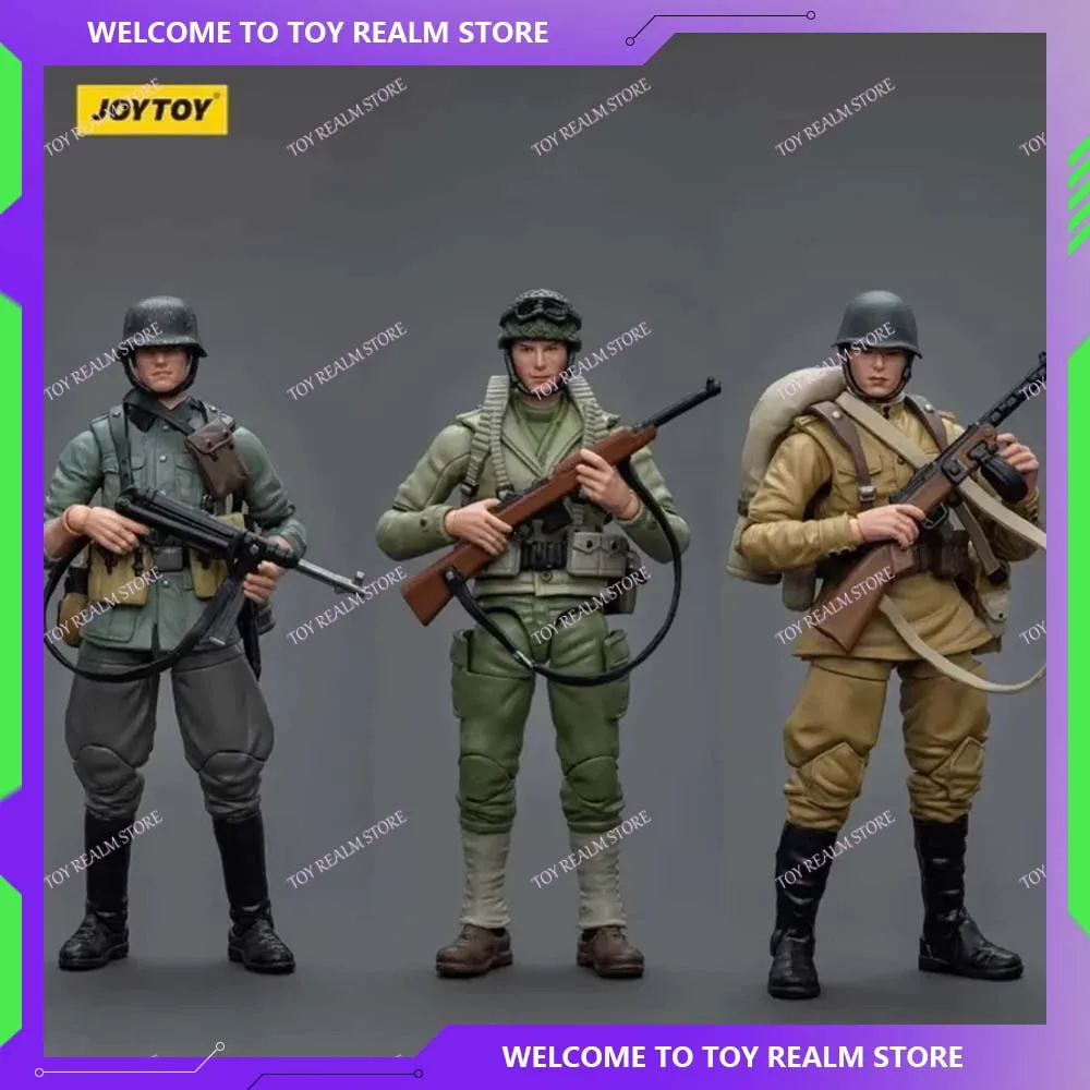 JOYTOY 3,75 pulgadas JT8926 JT8919 JT8933 1/18 escala Wehrmacht infantería soviética ejército de los Estados Unidos figura de acción modelo juguetes Boutique