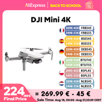 DJI Mini 4K Drone Camera 249g 3-Axis Gimbal Stabilization 10km Video Transmission Auto Return Resistance Long Battery Original