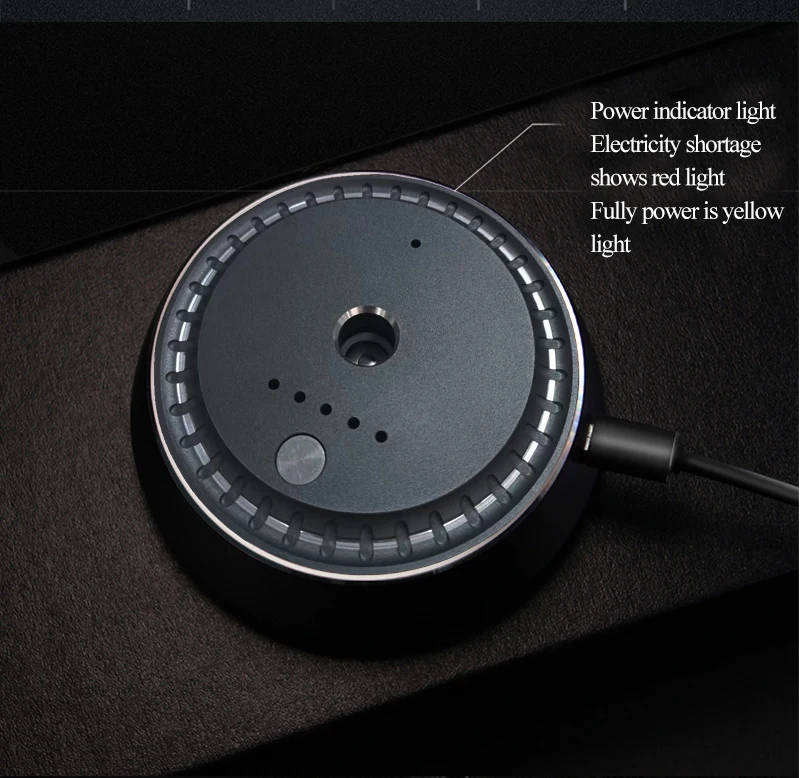 Diffusore per auto profumato per aromaterapia con posizionamento verticale inferiore in lega per uso domestico per auto