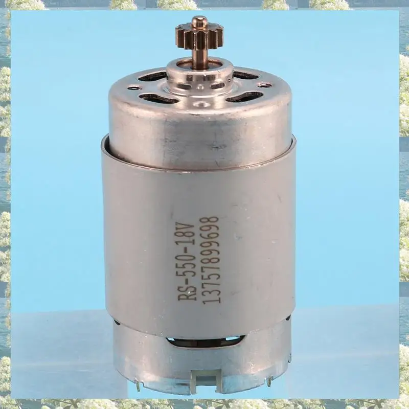 

Лучший из двигателя постоянного тока RS550 2025-2X, 13 зубьев, 9,5 мм, замена для аккумуляторной дрели-отвертки GSR GSB 18 В