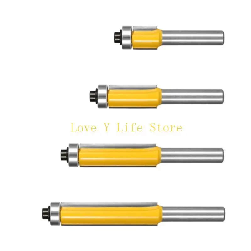 L74C Flush Trim Copy Router Bit 12.7mm Blade 8mm Shaft For Smooth Trimming Plywood Hardwood Woodworking Milling Cutter