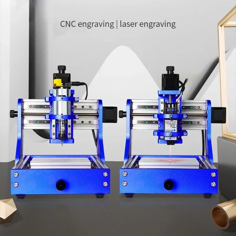 Dual-purpose diy woodworking small full-automatic desktop mini cnc las marking machine
