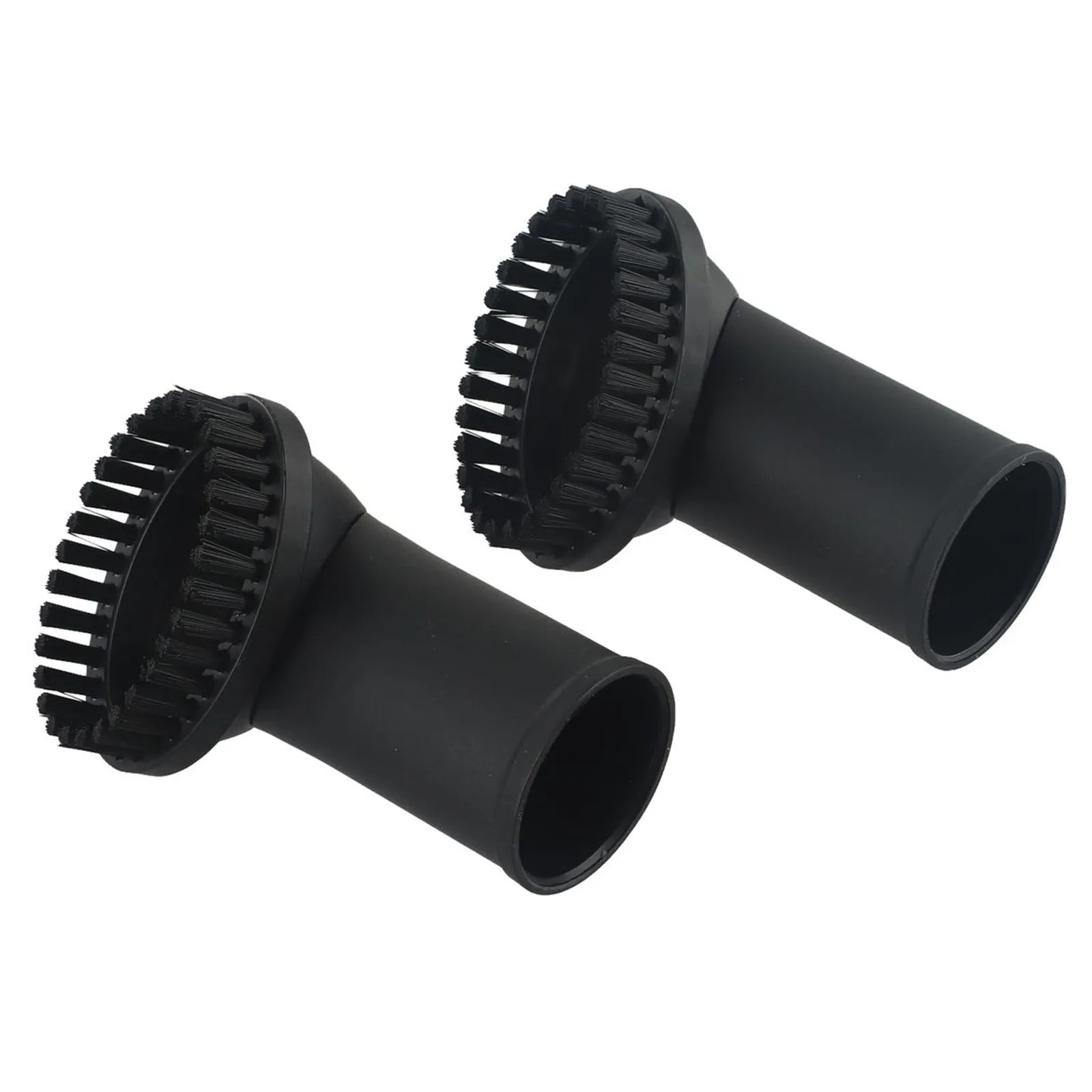 Accessories Brushes High Quality Parts 2 Pcs Plastic Round Set Vacuum Cleaner 2 pcs 35mm Attachment Black Bristle