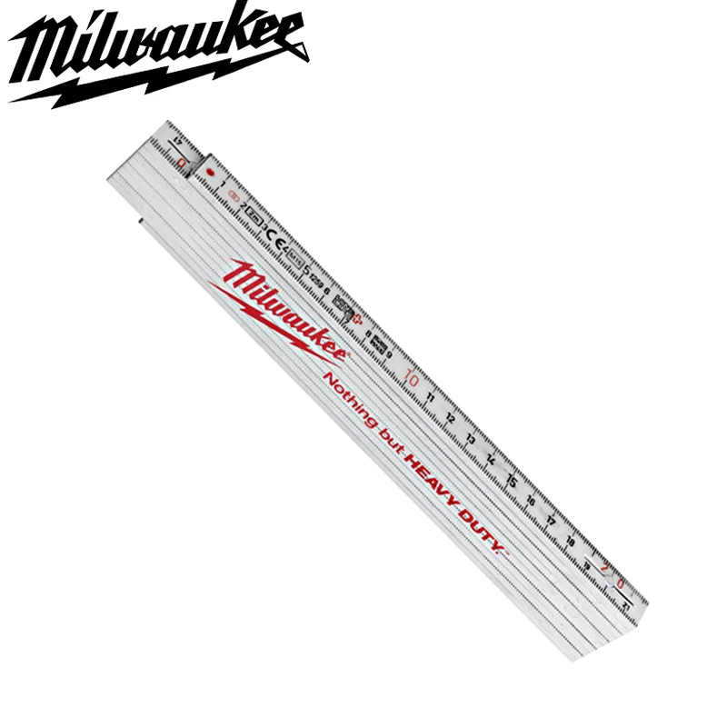 Milwaukee 4932459301 Composite Folding Rule 2m Precise Waterproof  Corrosion Resistant Practical Tool Ruler