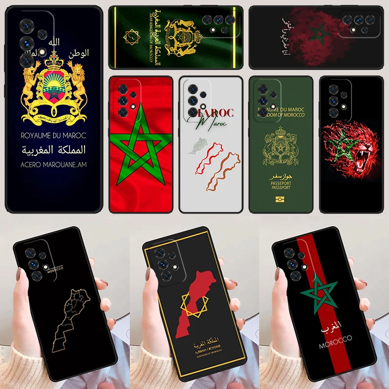 

Morocco Map Flag Bumper For Samsung Galaxy A52 A72 A73 A20e A21S A50 A70 A11 A12 A42 A31 A40 A51 A71 A32 A80 A91 Phone Case