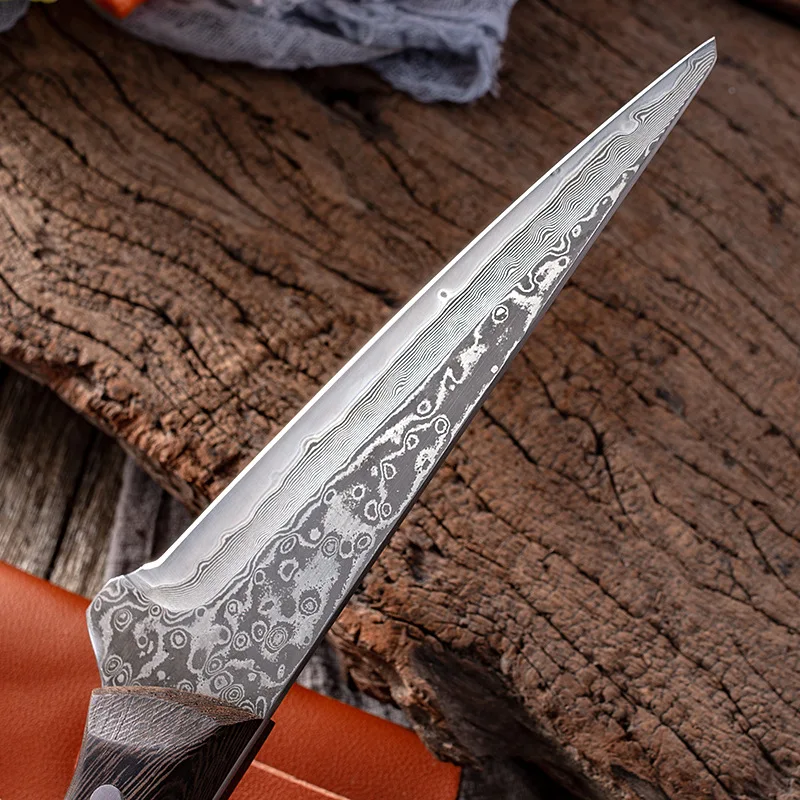 Damascus Steel VG10 Bone Cutting Knife  67 Layers Of High Carbon Steel Forged From The Cutting Knife Meat And Fish Cutting Knife