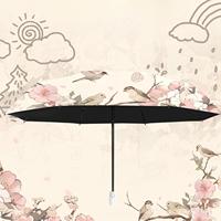 Sun Umbrella Automatic Compact Large Stable 8 Ribs Sun Protection Umbrella