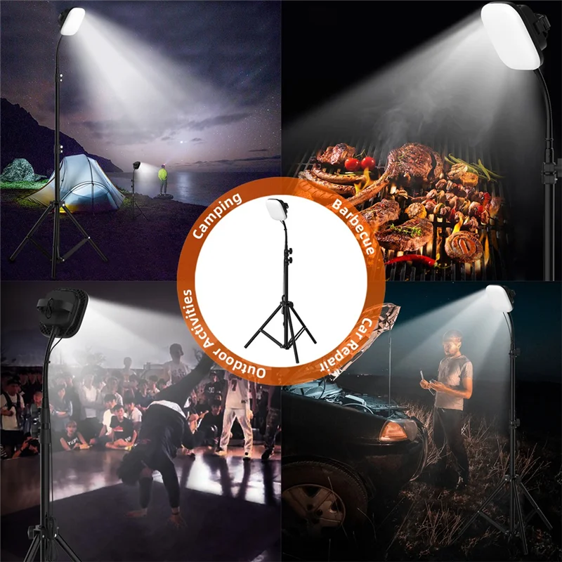 

Кемпинговые фонари с дистанционным управлением Кемпинговые фонари 3200K-7500K Кронштейн Уличные полевые фонари Подвесные уличные фонари