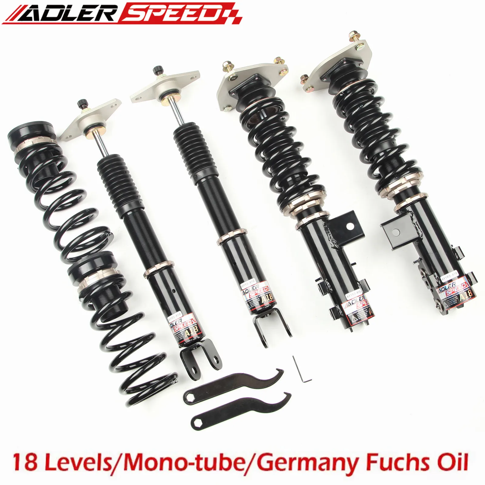 ADLERSPEED 18 Way Adjustable Damper Coilovers Suspension Kit For Hyundai Azera (HG) 2012-17