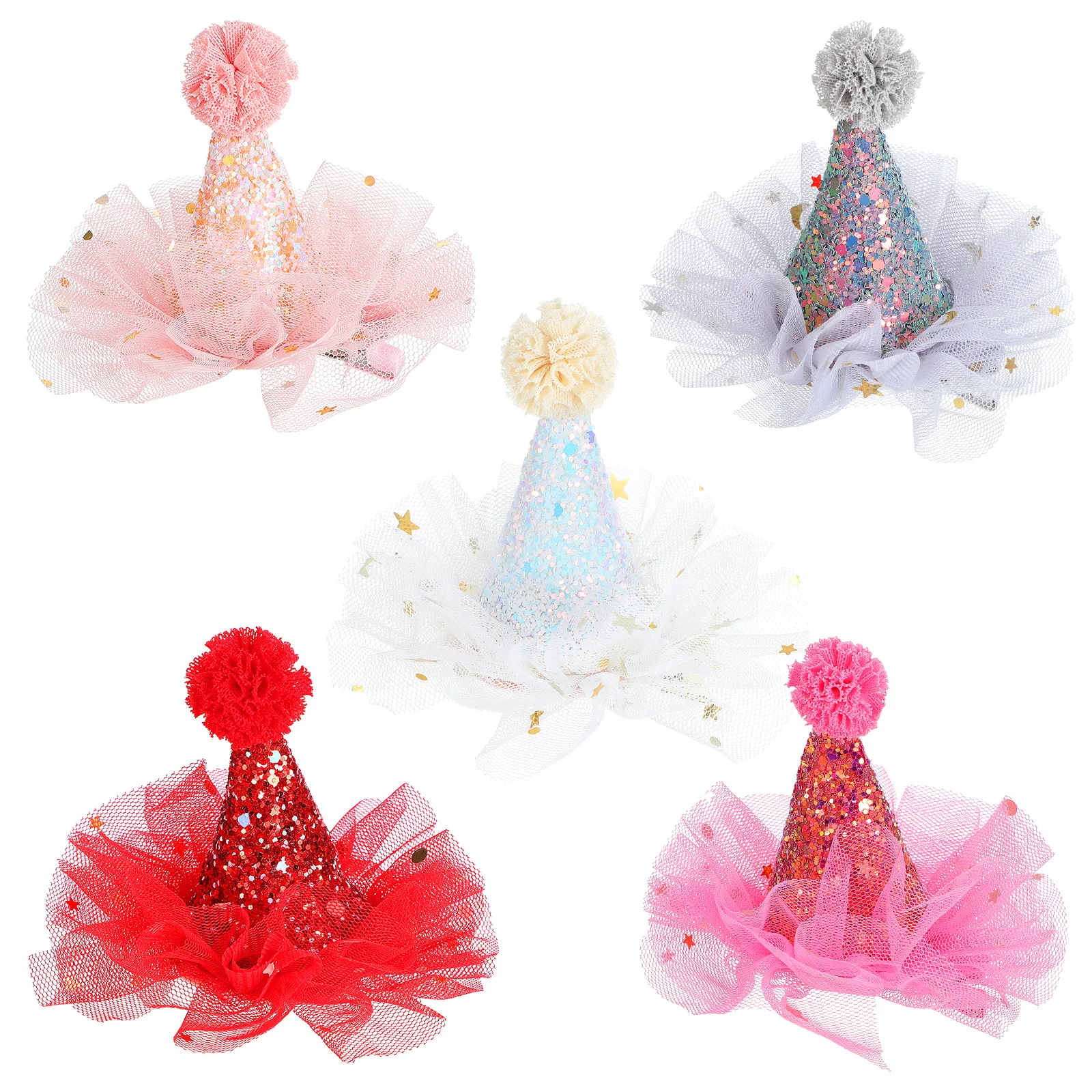 

5Pcs Baby Hair Clips Sequins Cartoon Headband Kids Hair Barrettes Christmas Birthday Hairpin Accessories Christmas Kids Clip
