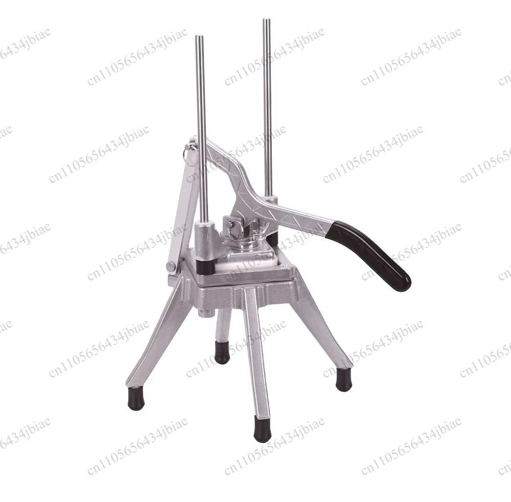 Commercial manual aluminum fruit and vegetable cutter stainless steel blade gear type simple vegetable cutter