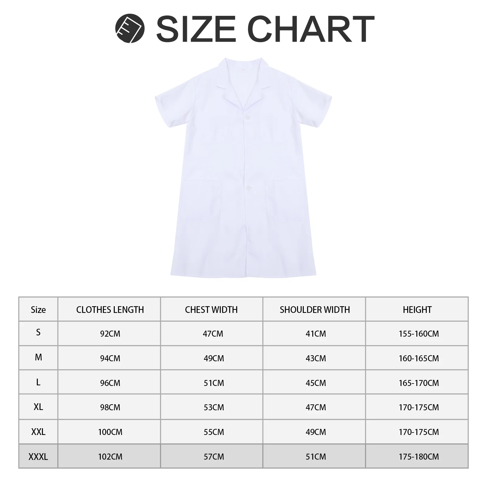 Women's Nurse Uniform Short Sleeve White Gown Medical Uniform Halloween Cosplay Nurse Clothing - Size XL